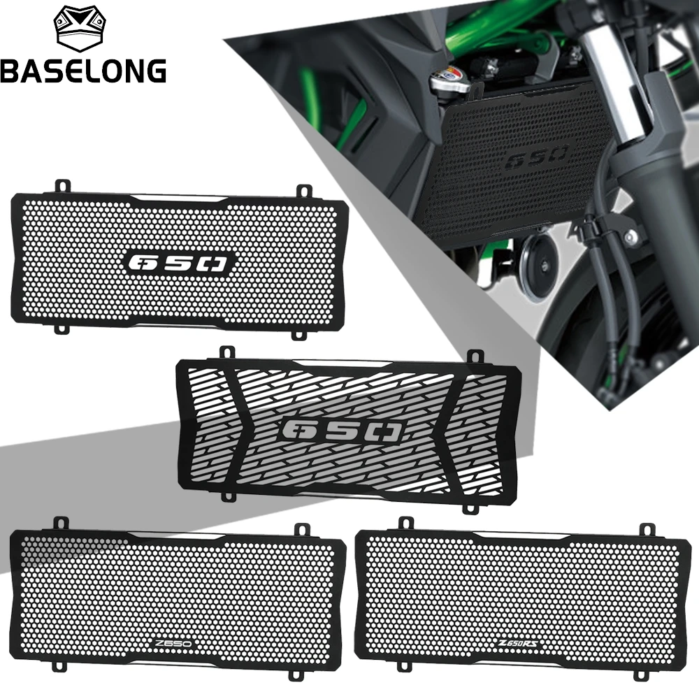 

FOR KAWASAKI Z650 2017-2026 Z650RS 2022-2026 Ninja 650/Urban/Tourer/Performance 2025-2026 Radiator Guard Grille Protector Covers