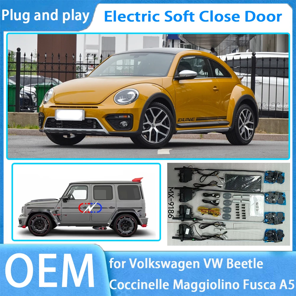 

for Volkswagen VW Beetle Coccinelle Maggiolino Fusca A5 OEM Car Soft Close Door System Automatic Electric Auto Pull Power Latch