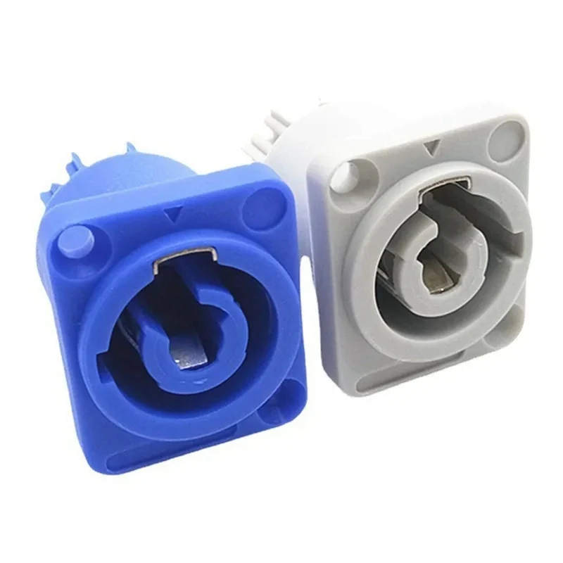 10Pcs 3 PIN 20A 250V AC Powercon Connecteur Prise NAC3MPA-1 NAC3MPB-1 Sortie Connecteur Bleu Et Gris Blanc