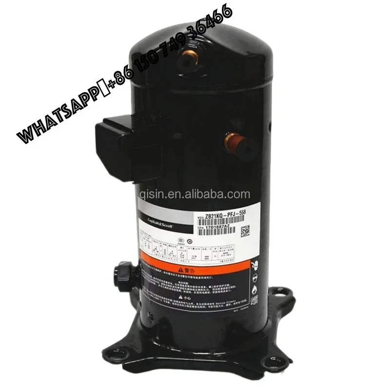 ZR190KCE-TWD-465 15HP Scroll Compressor & Low Temperature Refrigeration for Copeland Commercial AC and Hermetic Cooling Systems