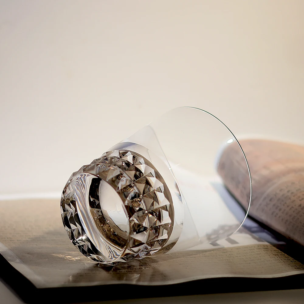 بهلوان كوكتيل ويسكي كريستال إدو كيريكو مصنوع يدويًا، نظارات قديمة الطراز مقطوعة يدويًا، 250 مل