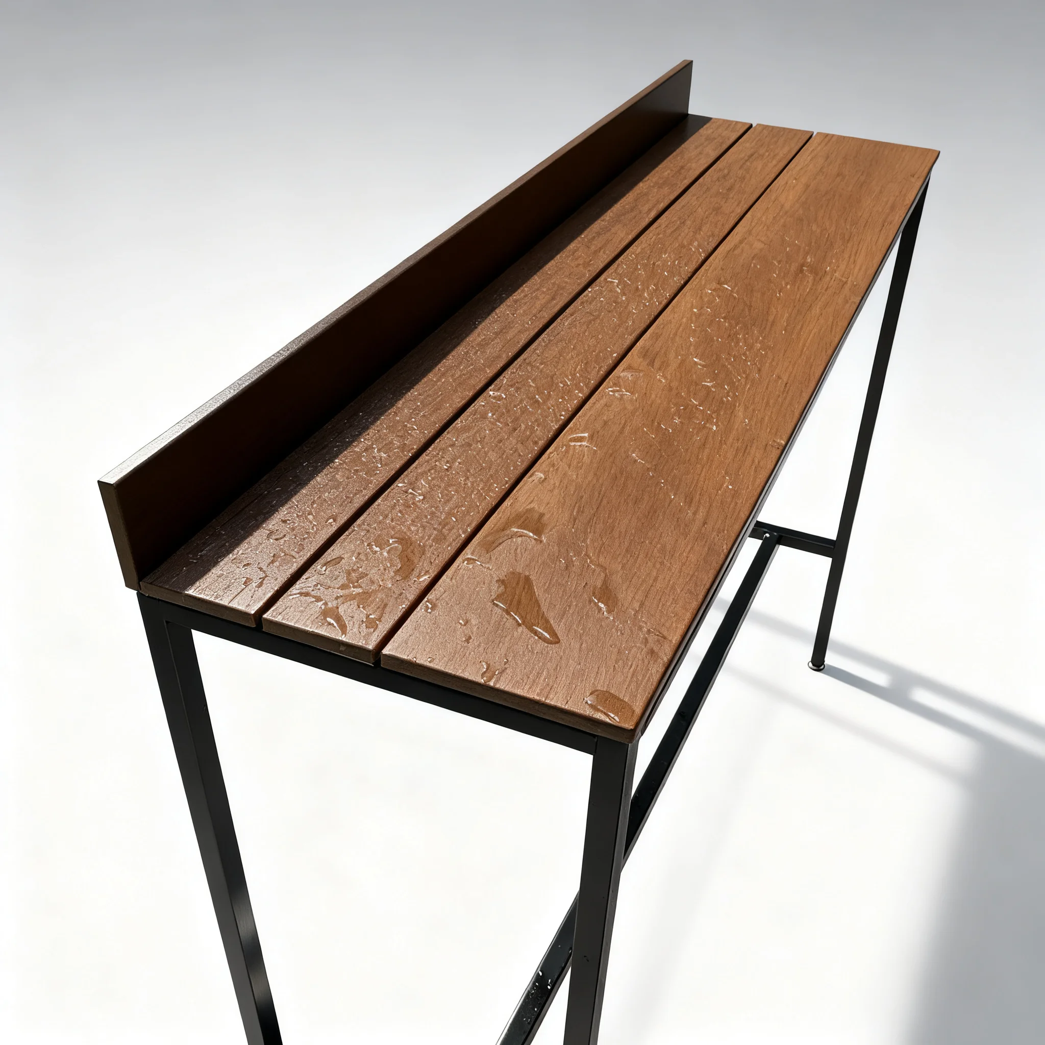 American Style Space Saving Bar Counter High & Low Bar Table Small Apartment Furniture for Window Balcony Use