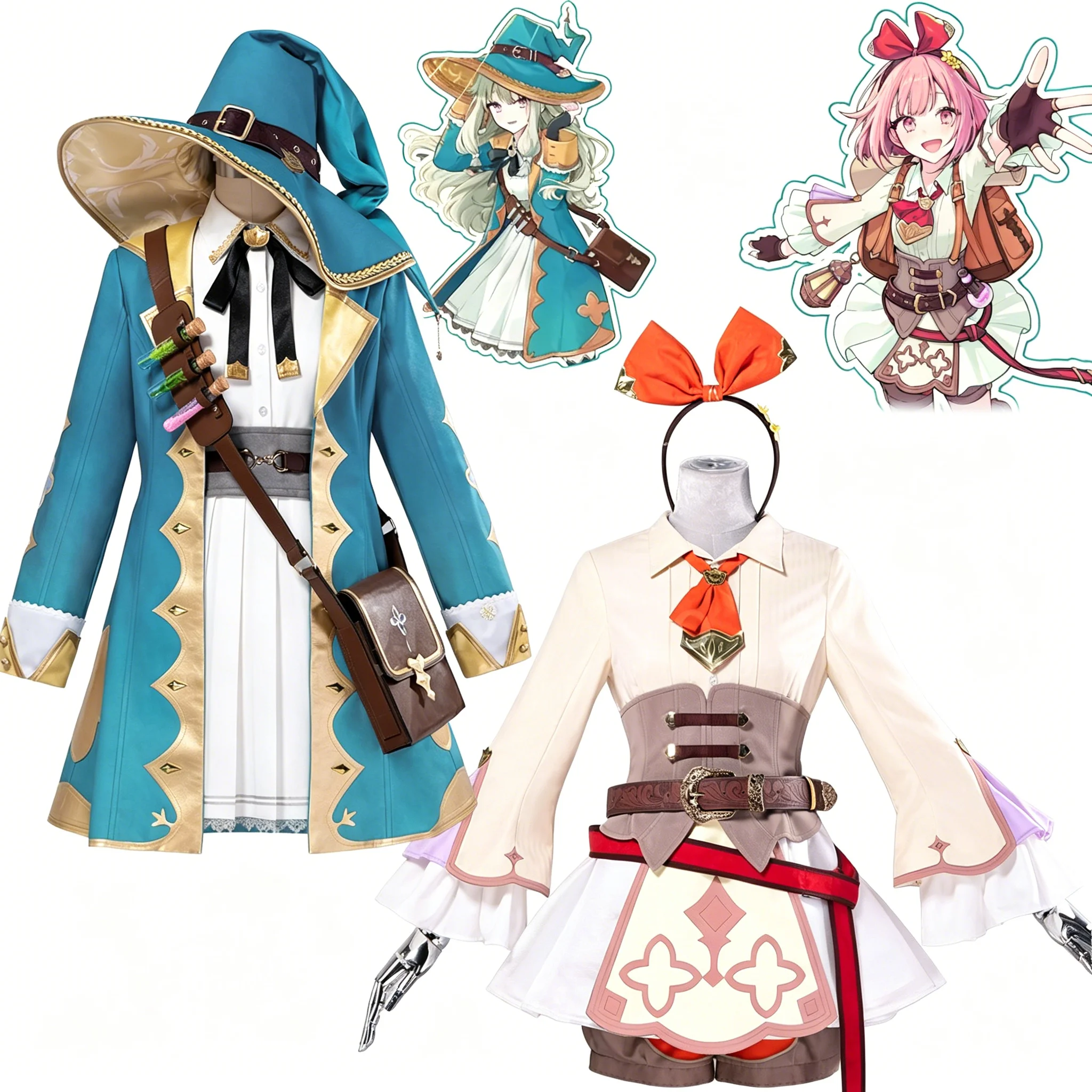 

Project SEKAI PJSK Wonderlands×Showtime Emu & Nene Cosplay Outfit – “M4” Theme Full Set with Accessories