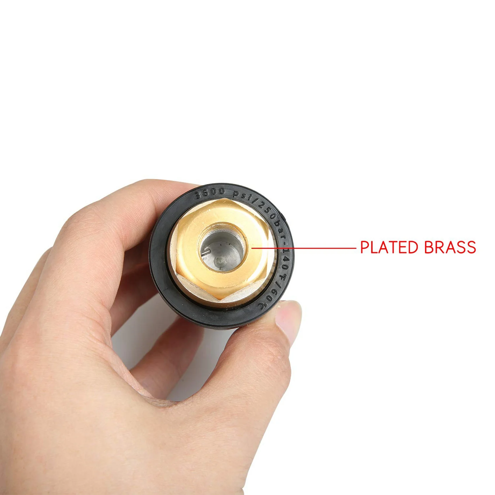 AU28-5X Universal Pressure Washer Turbo Nozzle For High Pressure Outlet Fitting Rotary For Spinning Discharge Water 3000 Psi