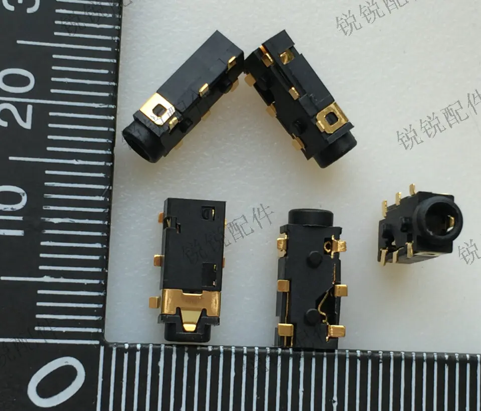 For quadpole stereo headphone JACK 2.5MM 6P patch gold Jack phone headphone jack