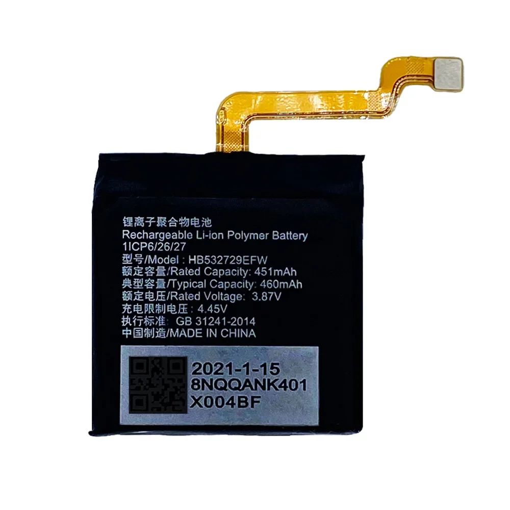 High Quality Battery 460mAh Suitable For HUAWEI HB532729EFW GT2/GT2 PRO Samll Watch Battery