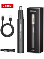 Cosoul Nose Hair Trimmer for Men Electric Nose Trimmer Rechargeable Nose Shaver Metal Nose Hair Removal