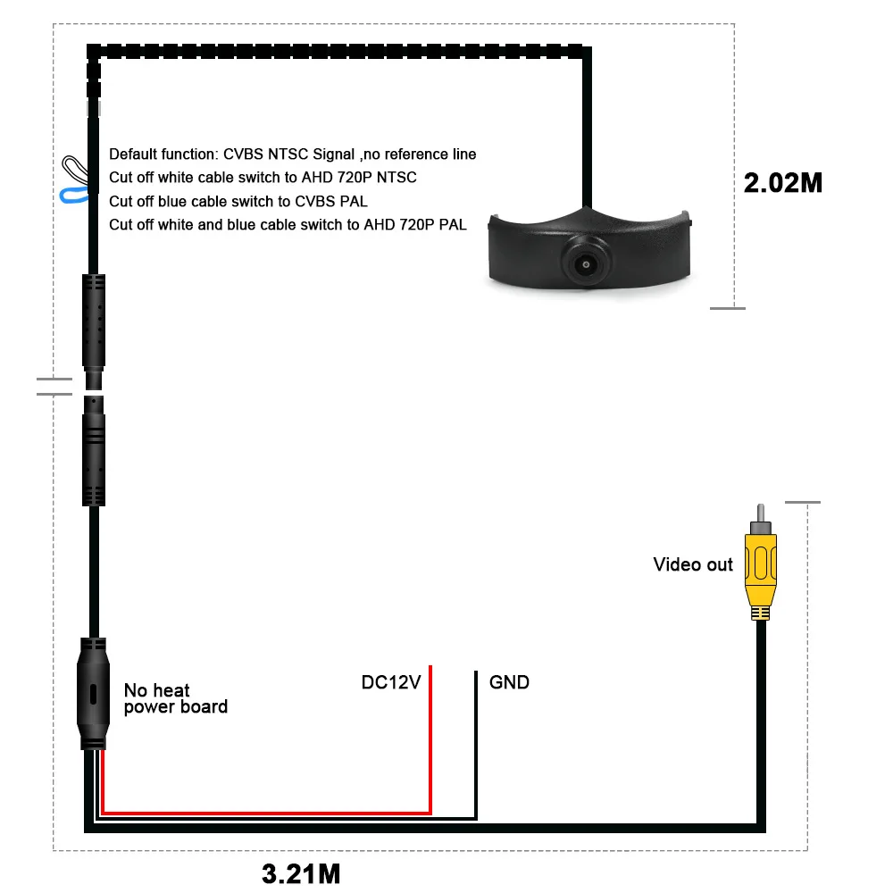 Applicabile a Audi 2023 2022 A6L telecamera per visione frontale dinamica modificata telecamera di sicurezza per visione notturna angolo di visione