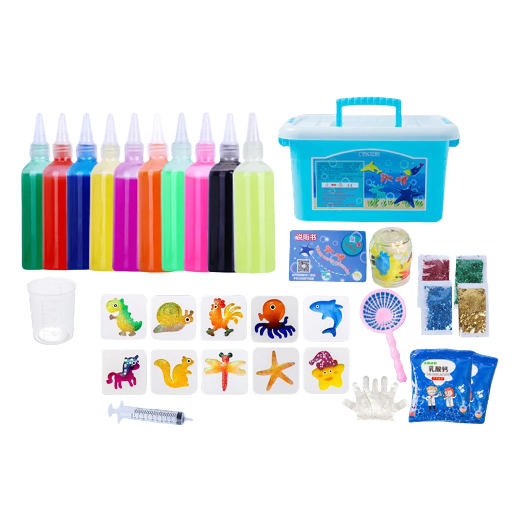 Magic Water Elf Toy Kit Water Fairy Water Gel Kit Handgemaakte waterspeelgoed DIY Fairy Magic Water Elf Animal Mold voor kinderen