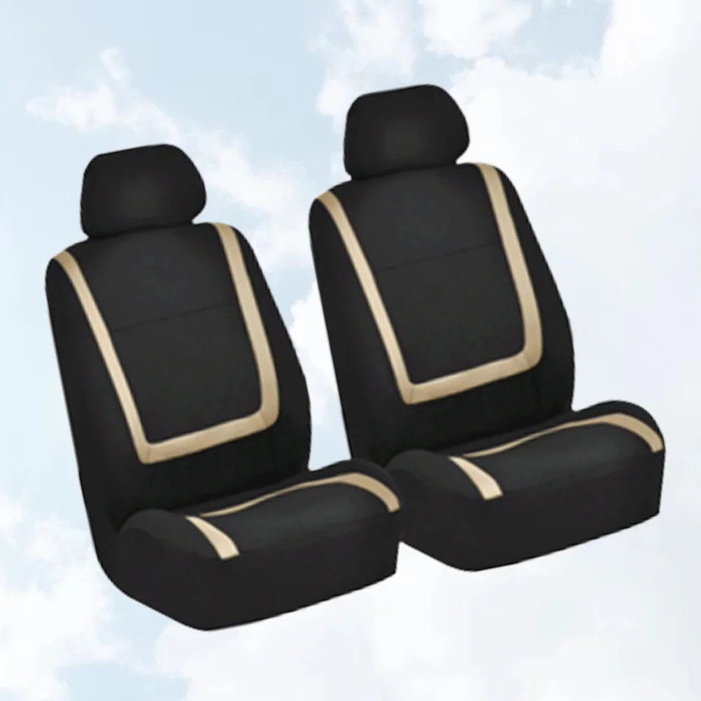 

4Pcs Automotive Seat Cover Universal Car Cushion Wear Resistant Easy Fit with Side Airbag Compatibility for Front Rear Seats