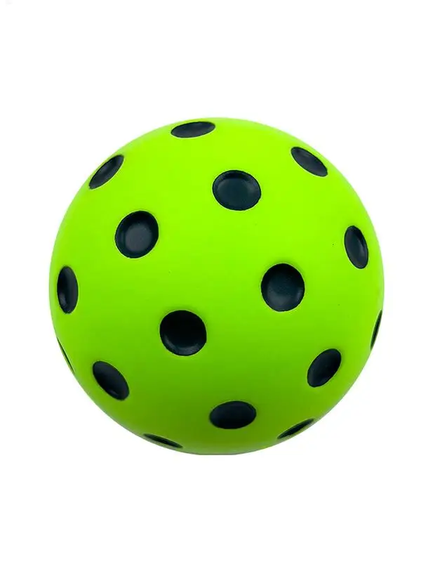 1 Buah Bola Pickleball Senyap untuk Hiburan Dalam Ruangan, Bola Latihan Senyap, Busa PU, Daya Pantul Tinggi, Tidak Mengganggu Orang