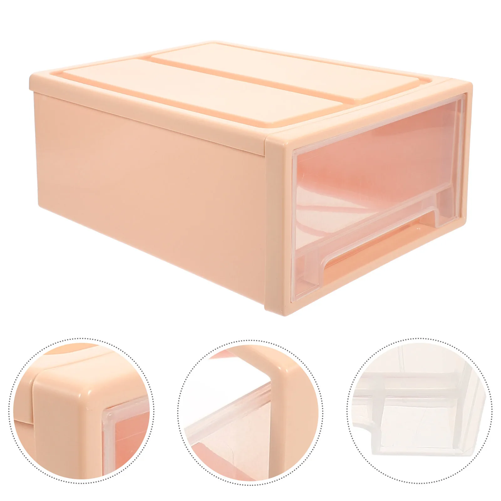 

Desk Organizer Drawer Plastic Storage Box ABS PVC Holder Space Saving Desktop Organizer for Home