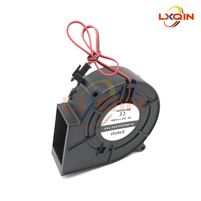 LXQIN-ventilador de succión para impresora de gran formato, soplador de papel sin escobillas, DC24V, para Allwin Xuli Gongzheng