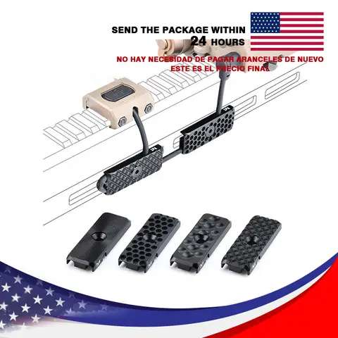 Wire Guide Pressure Remote Switch Mlok Keymod System laser flashlight Cable Management airsoft metal weapons accessories
