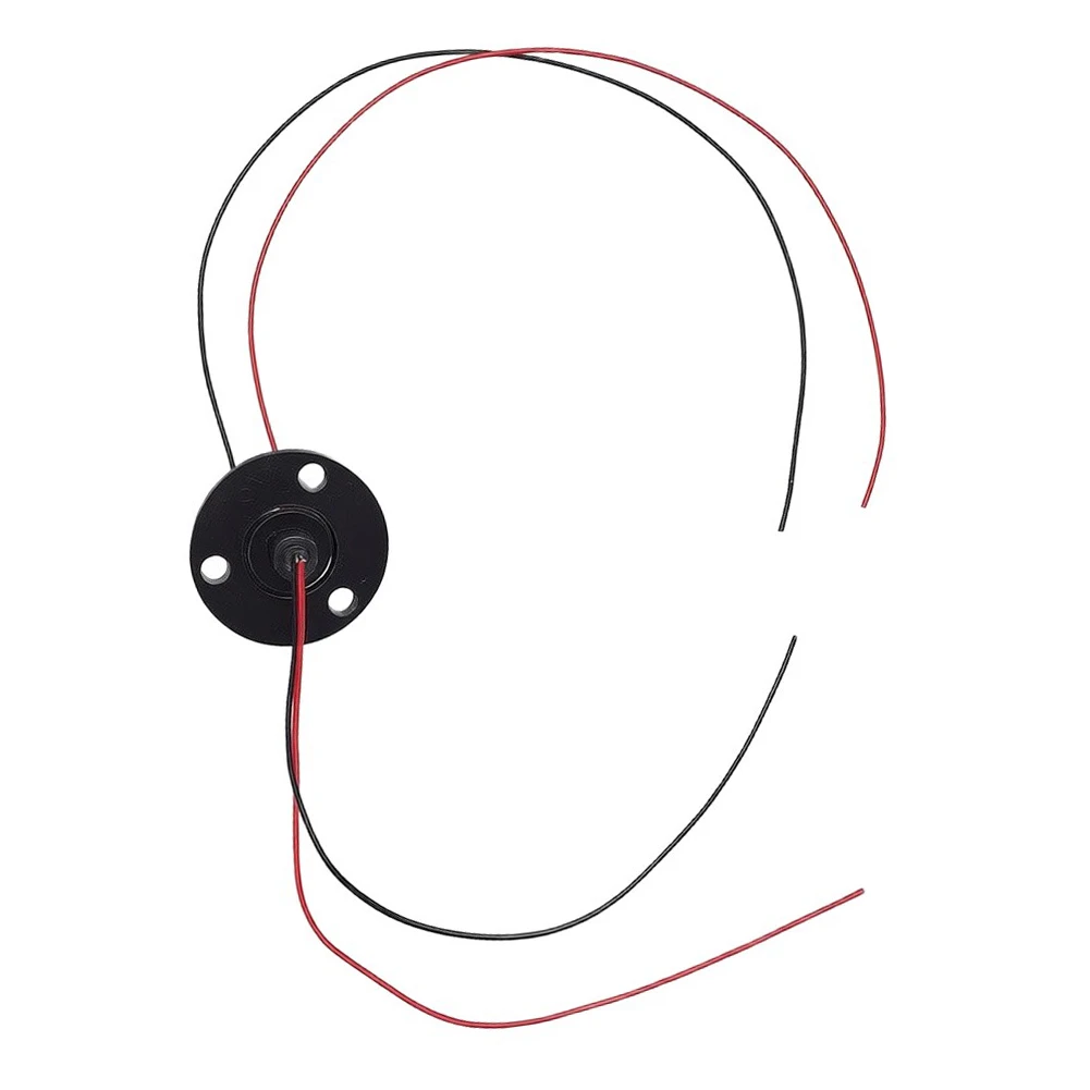 Black Electrical Slip Ring Power Signal Transfer Ring PBT Housing Construction PTFE Cable Conductors IP51 Protection Rating