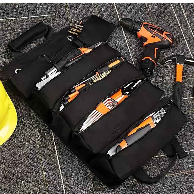 حقيبة أدوات متعددة الأغراض عالية الجودة احترافية متعددة الجيوب أدوات الأجهزة حقيبة تنظيم الأدوات الصغيرة المحمولة