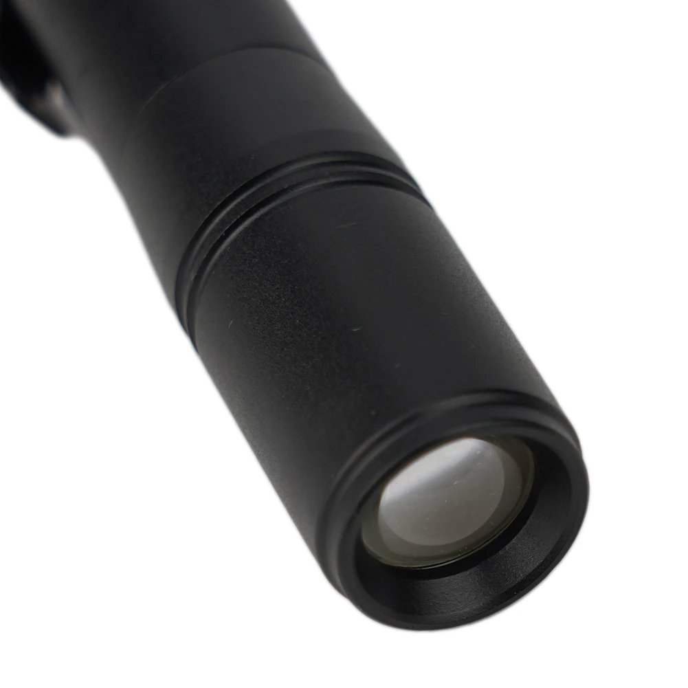 1 Pcs Flashlight 4-10H Aluminum Alloy Aluminum alloy Two Modes Black Dual Light Parts Pen Light Torch Waterproof