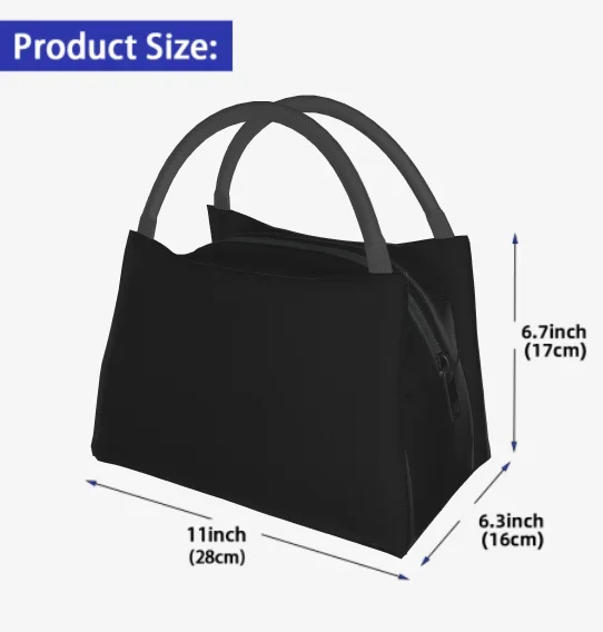 Colorful Butterfly Garden Print Insulated Tote Bag Portable Reusable for Home Office Travel
