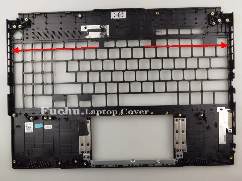 Imagem -05 - Laptop Tampa Traseira Frame Case Superior Palma Almofada Inferior Case Capas Superior e Inferior Substituição Lcd Asus Fx517 2023 Novo