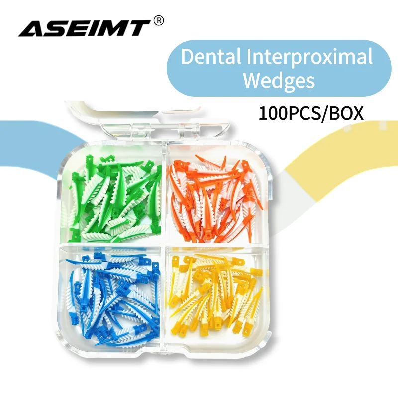 New Silicone Interdental Wedges, Adaptive Sealing Composite Wedges, Dentist Material for Tooth Restoration