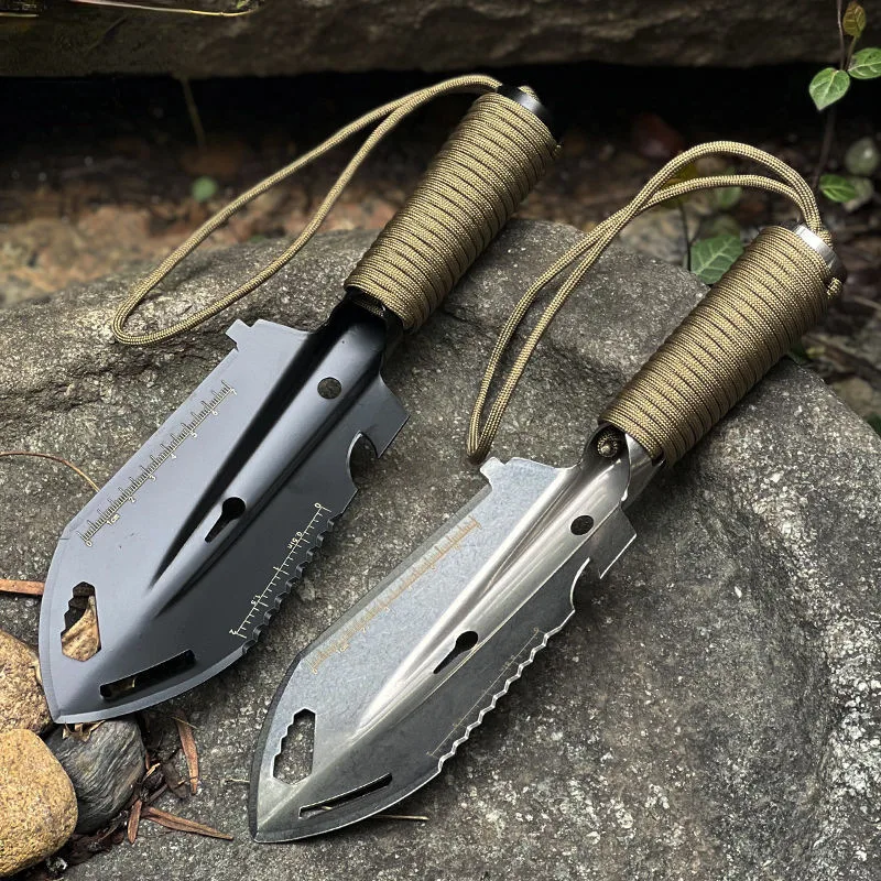 Aço Jardinagem pá com Chave pá do Exército Multifunções ao ar Livre pá Sobrevivência Militar Camping Garden Digging Tools
