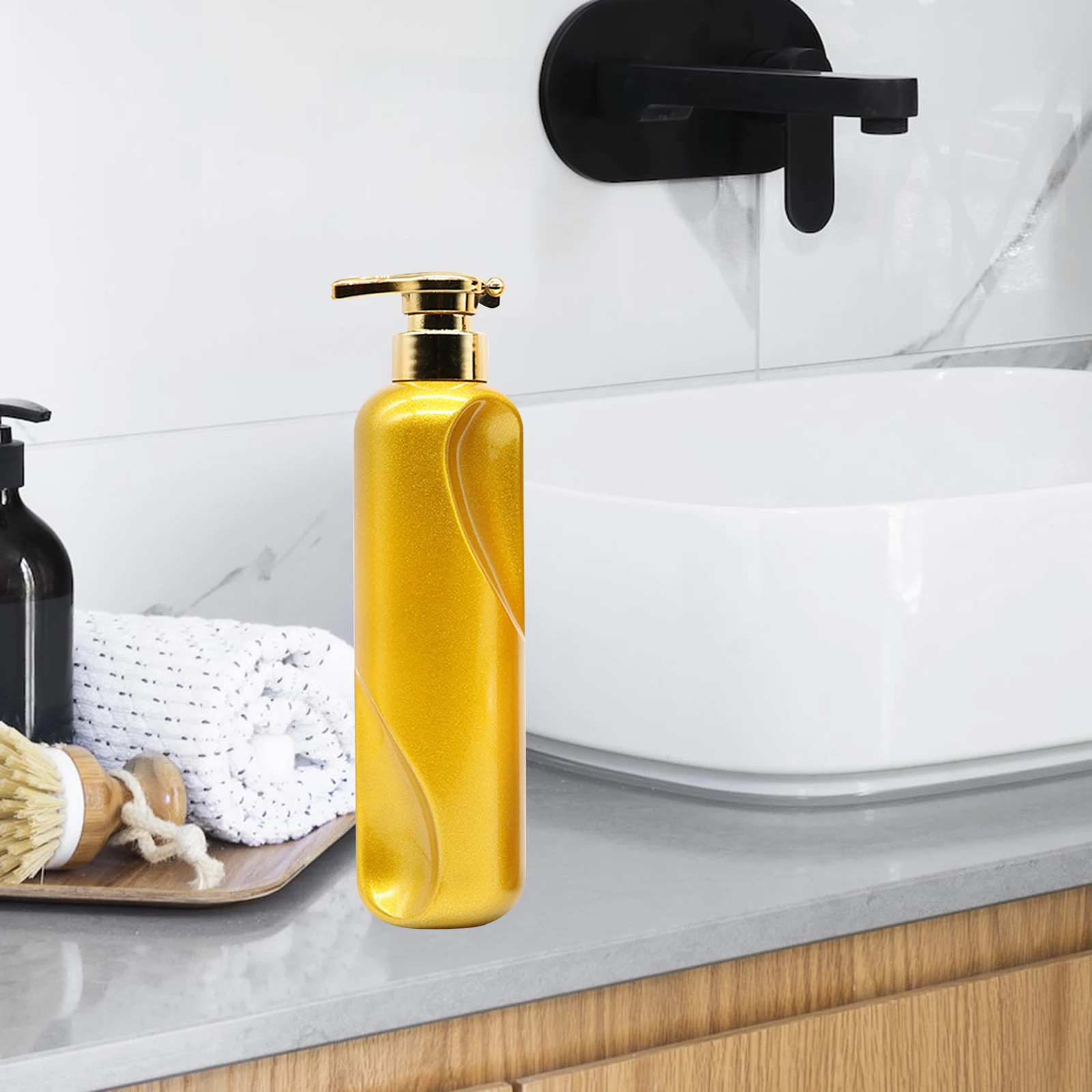 Liquid Soap Dispenser Bathroom Accessories Large Home Decor Pump Bottle Shampoo Bottles Container for Kitchen Liquid Body Wash