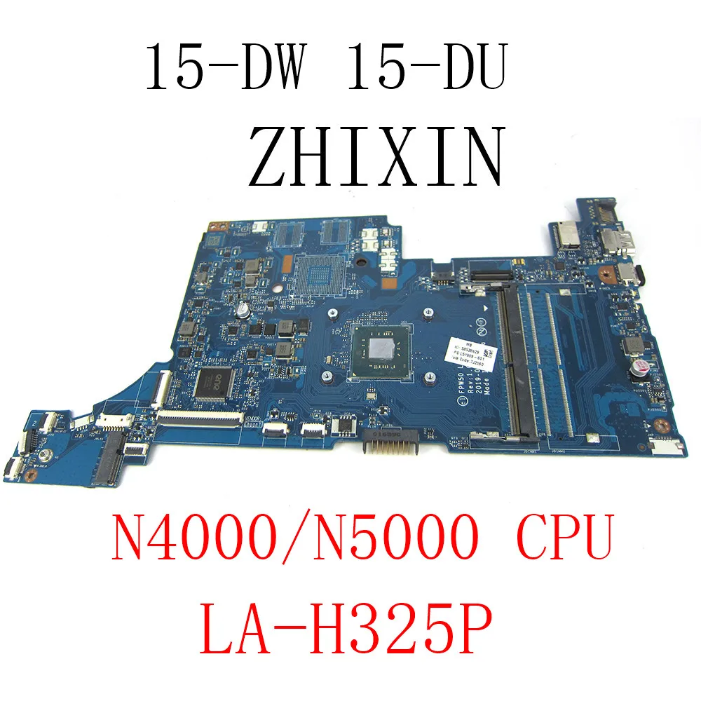 

For HP Pavilion 15-DW 15-DU Laptop Motherboard With N4000 N5000 CPU UMA DDR4 L85893-601 L85892-601 FPW50 LA-H325P 100% OK