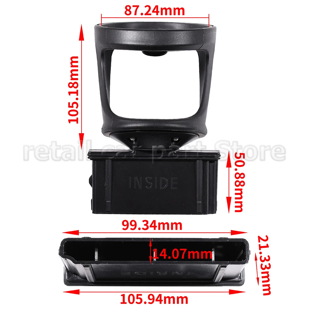 A4478101400  Rear 3rd Row Cup Holder For Mercedes Benz W447 Vito V Class 2015-2020 Cup Holder Beverage Holder