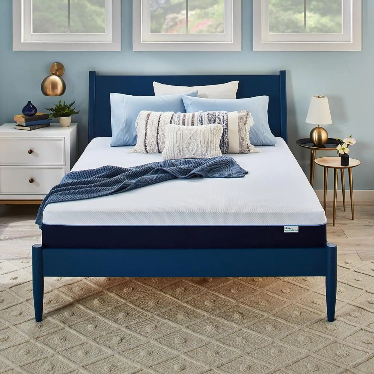 12 Inch Cooling Gel Memory Foam Mattress King Size Bed in a Box Medium Firm Support