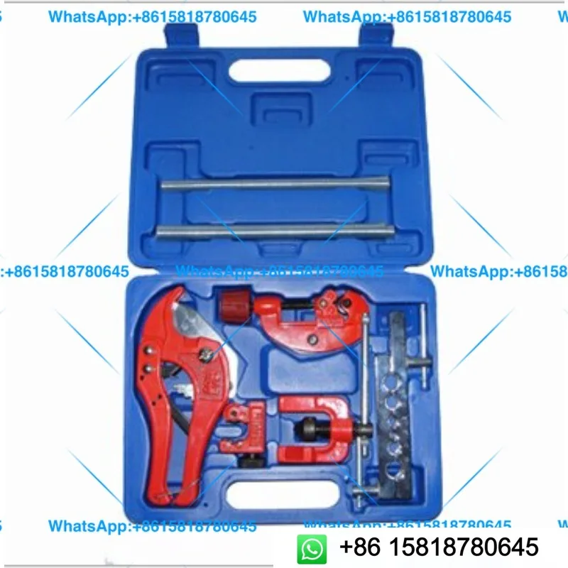 Reamer Set, Copper Tube Expander, Air Conditioner, Refrigerator, Refrigeration and Maintenance, Metric and British Pipe Riveter