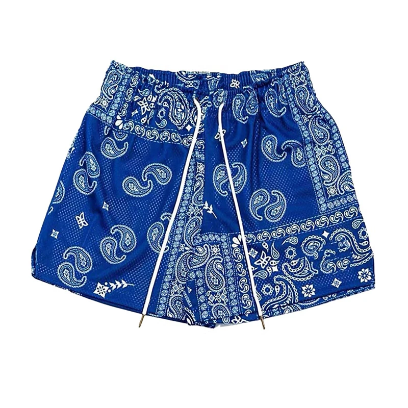 

Trend Paisley Graphic Beach Shorts For Men Fashion Summer Streetwear 3D Printed Short Pants Casual Oversized Hip Hop Swim Trunks
