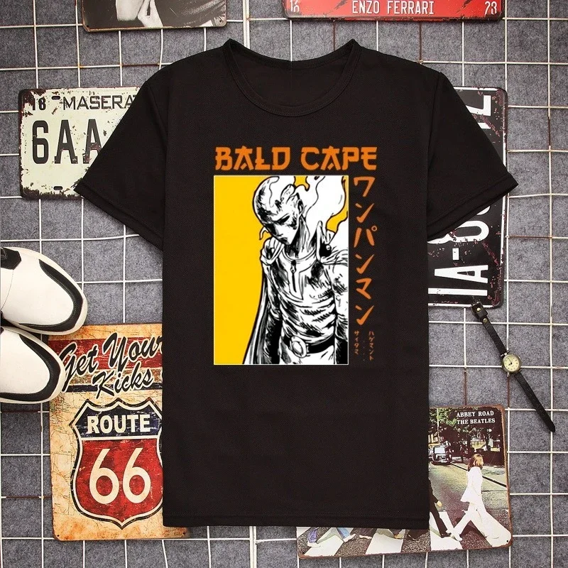 ثنائي الأبعاد أنيمي واحد لكمة سوبرمان سايتاما مضحك التعبير قصيرة الأكمام تي شيرت الرجال والنساء بلايز نصف كم