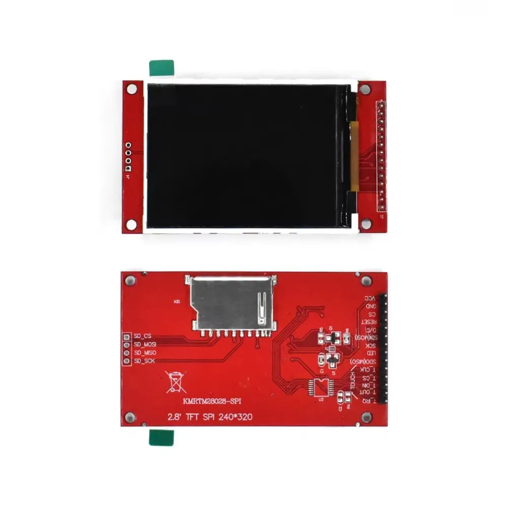 240x320 2.8" SPI TFT LCD Touch Panel Serial Port Module With PBC ILI9341 2.8 Inch SPI Serial White LED Display With Touch Pen
