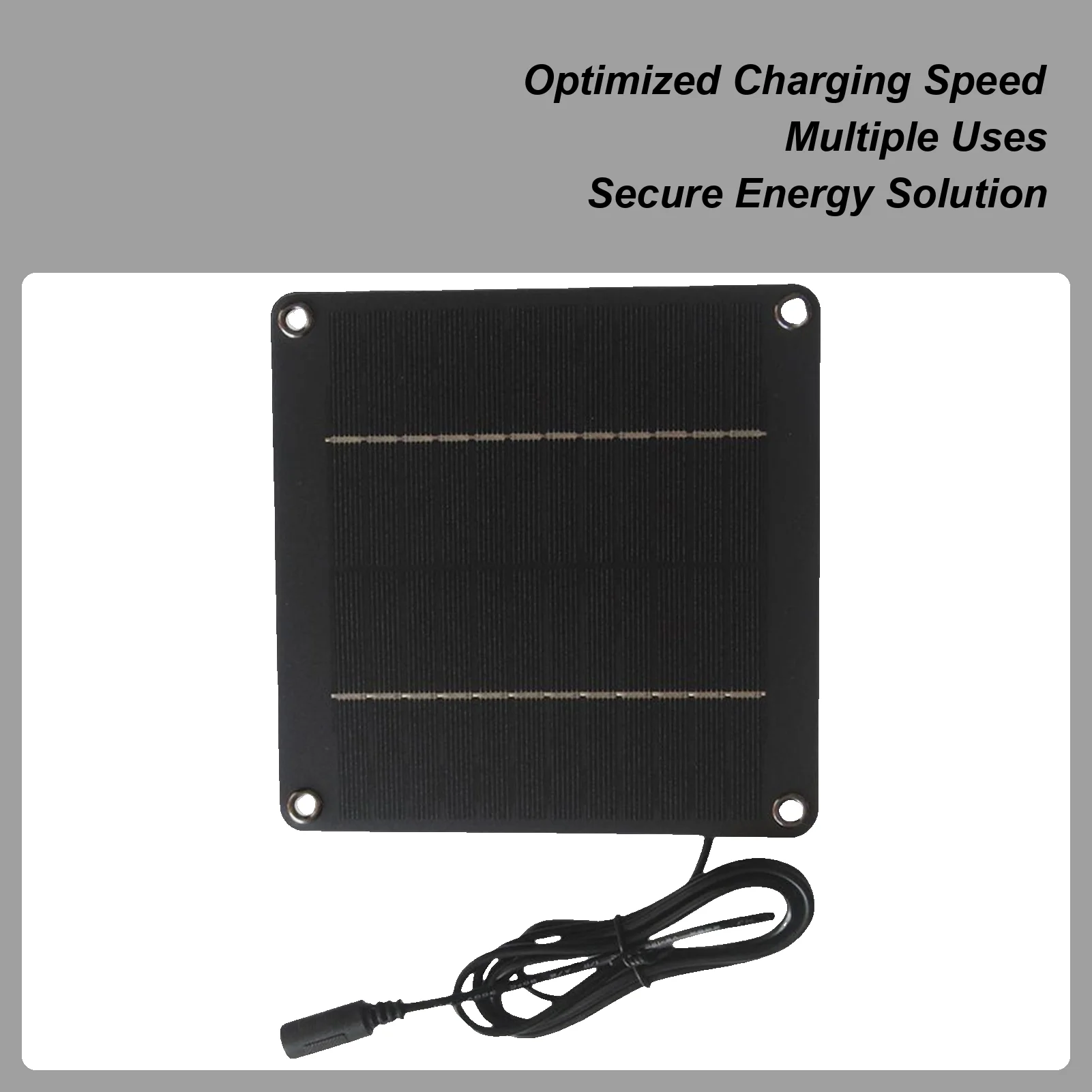 

Security Cameras Wireless Outdoor Solar Panel 24W 12V Porch Solar Panel Waterproof With 5521 DC Port For Security Cameras Garden