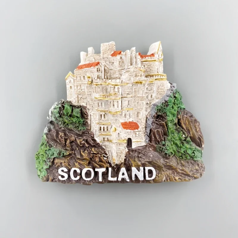 

Scotland Fridge Magnets Great Britain Travel Souvenirs Home Decor Edinburgh Castle Refrigerator Stickers Wedding Gifts