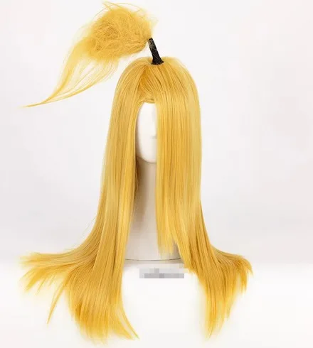 

Akatsuki Deidara Cosplay Wig Long Yellow Heat Resistant Synthetic Hair Wig + Wig Cap