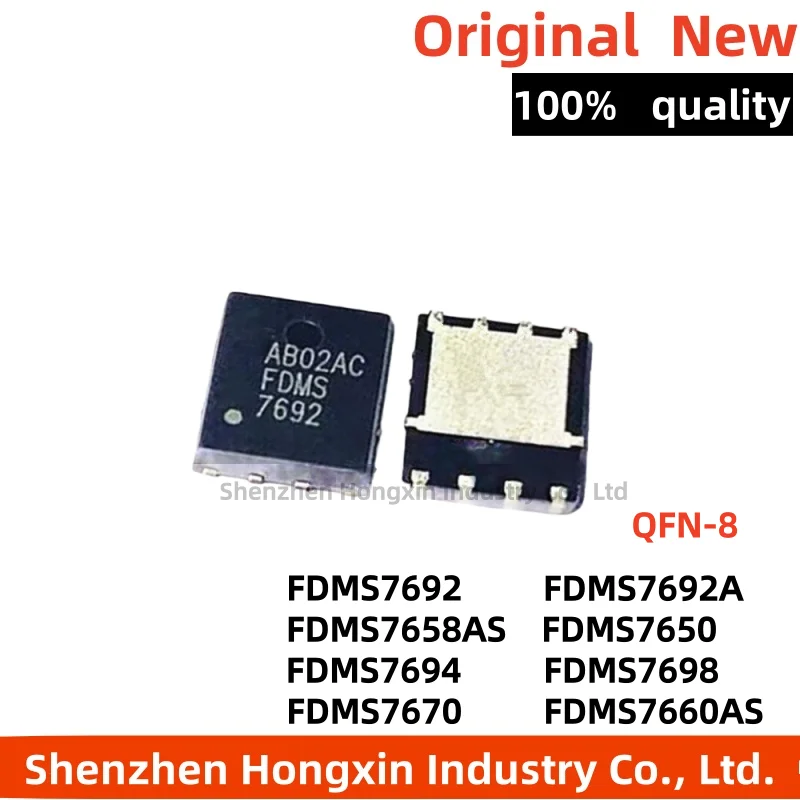 

5 piece of FDMS7692 7692A 7658AS 7650 7694 7698 7660AS 7670 MOS transistor QFN8 for synchronous rectification DC/DC converter
