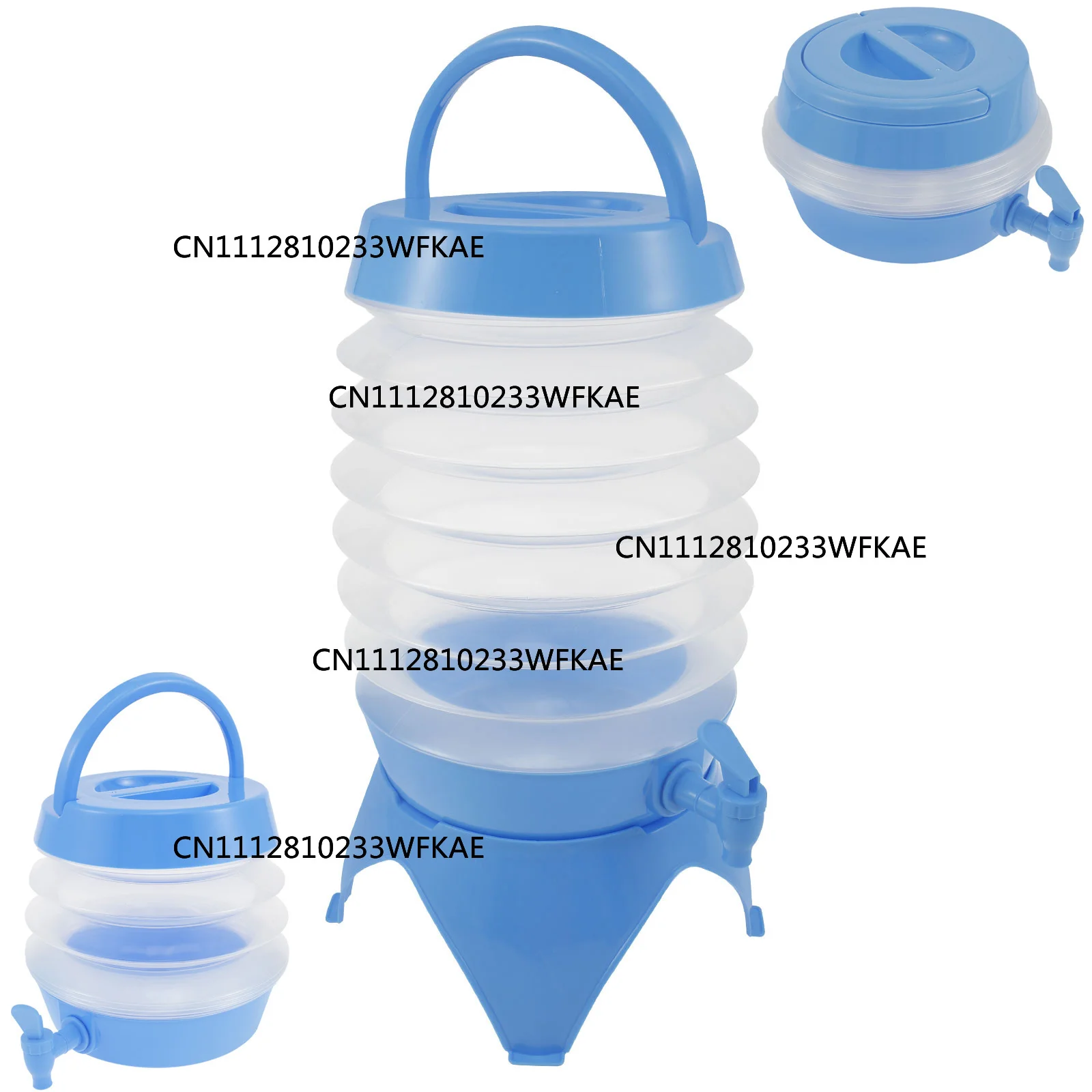 Beverage jugs, refrigerator containers, foldable camping kettles, portable outdoor camping beverage dispensers