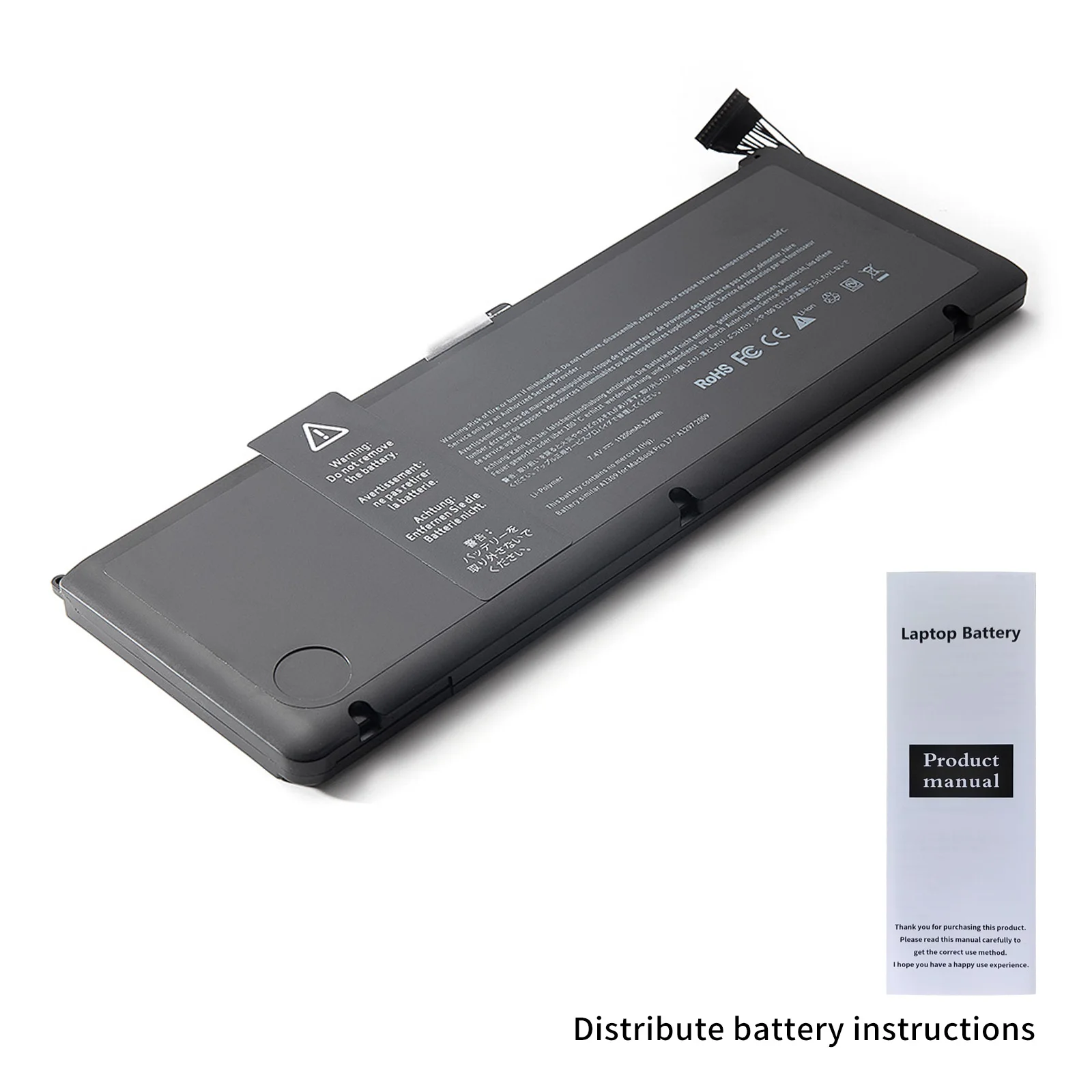 Batteria A1309 per Apple MacBook Pro 17 "A1297 inizio-2009 metà-2009 metà-2010 MC226/A MC226CH/A MC226J/A MC226LL/A 7.3V 95WH