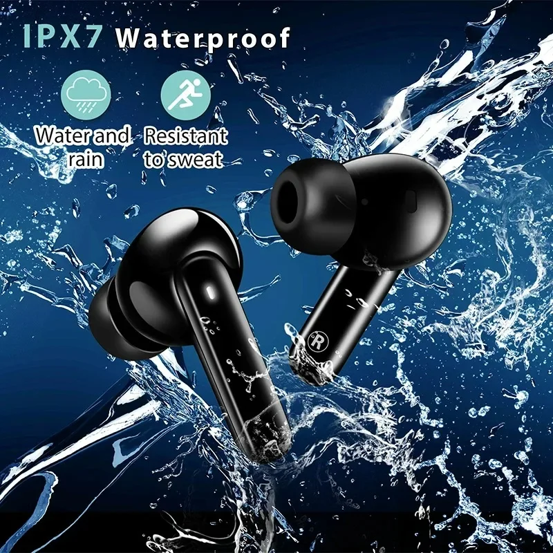 หูฟังบลูทูธไร้สาย S1 Max, หูฟัง5.3ไร้สายระบบสัมผัสพร้อมไมโครโฟนสเตอริโอ HiFi หูฟังบลูทูธ