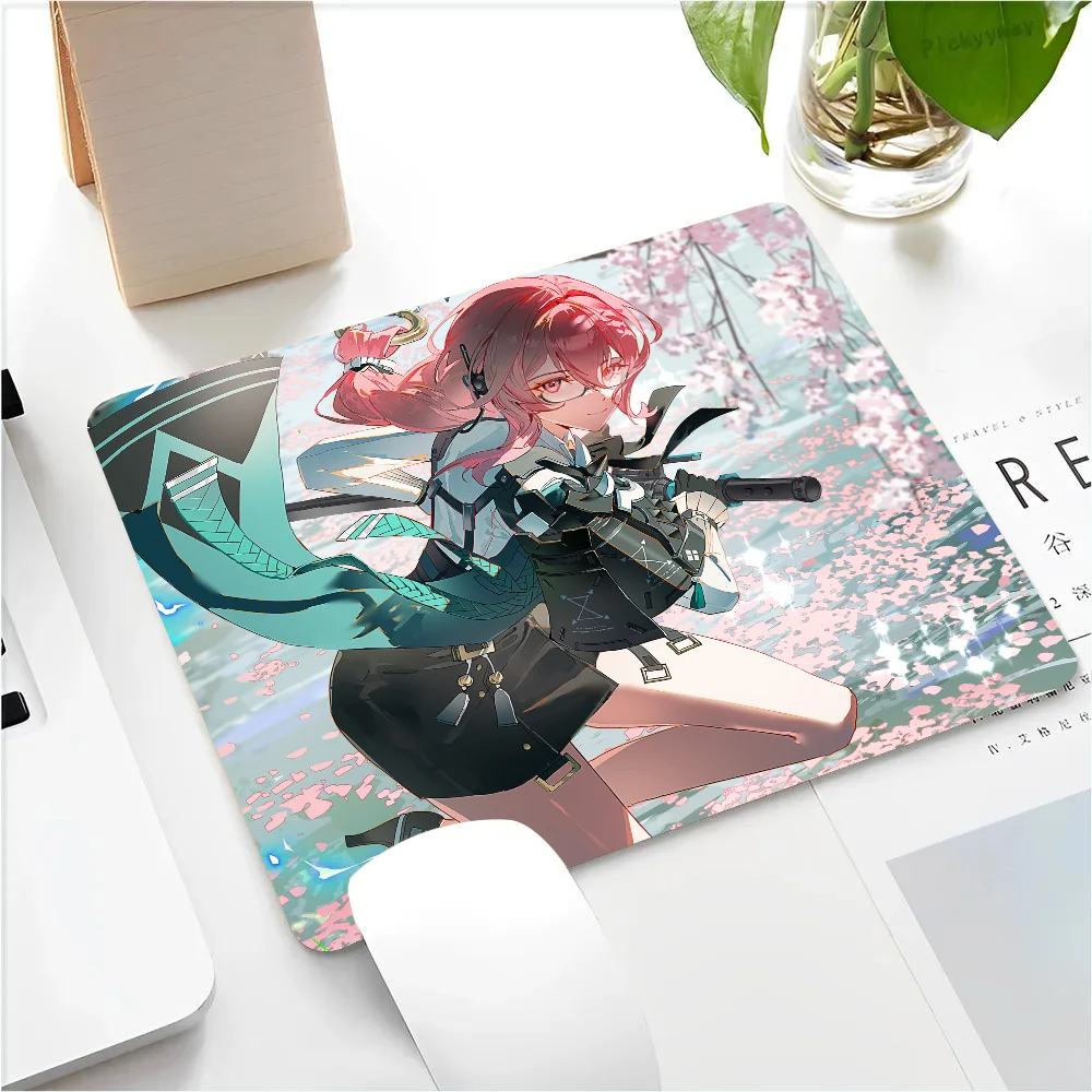 Yanagi Zenless Zone Zero Mousepad Small LockEdge Mouse Pad For Gamers Computer Desk Pad Rectangular Anti-slip Rubber