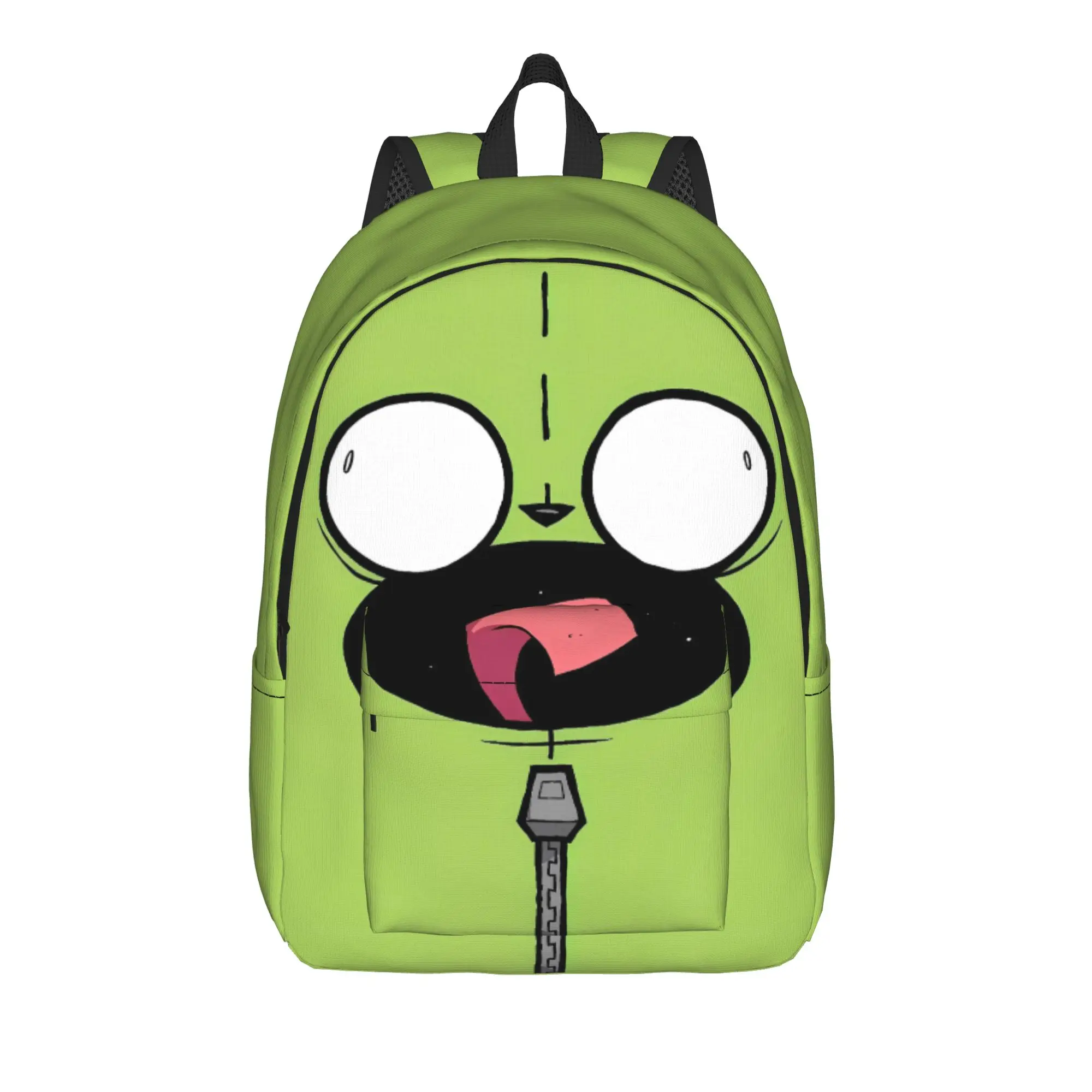 Invaders Zims Gir Face Backpack  Women Polyester Travel Backpacks Big Novelty School Bags Rucksack