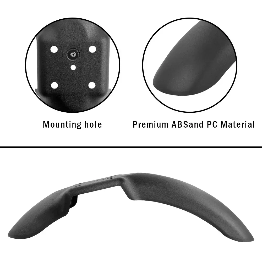 Widened 5 Holes Front Mudguard for Xiaomi M365 Pro 1S Electric Scooter Splash-Proof Shock Absorber Retrofit Fender Replacement