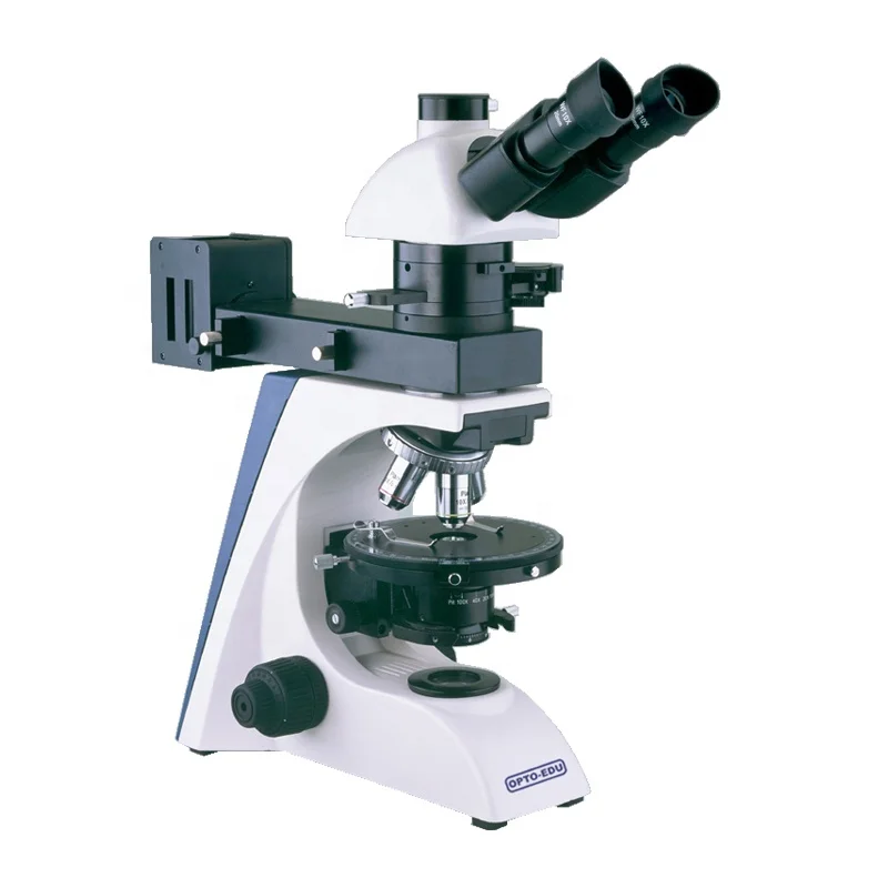 OPTO-EDU A15.2601-RT Reflect Light Trinocular Professional Polarizing Microscope