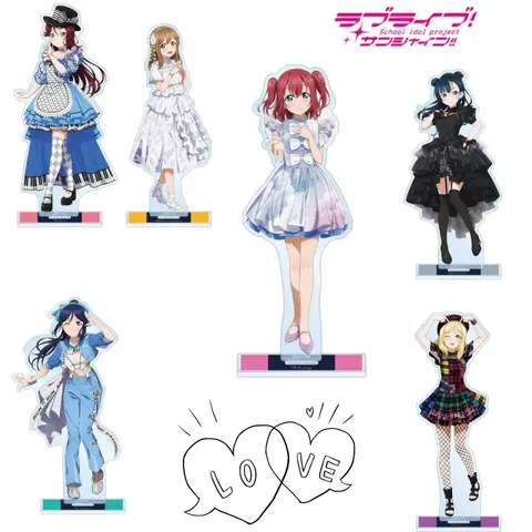 Hot Anime Love Live Acrylic Stand Beautiful Cosplay Model Desk Decor Fans Gift 15cm