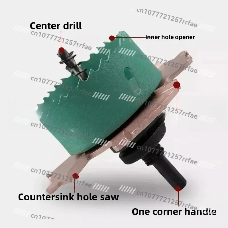 Frameless Spotlight Opener Frameless Downlight Opener Sinking Table Embedded Parts Aluminum Plastic Board Gypsum Board