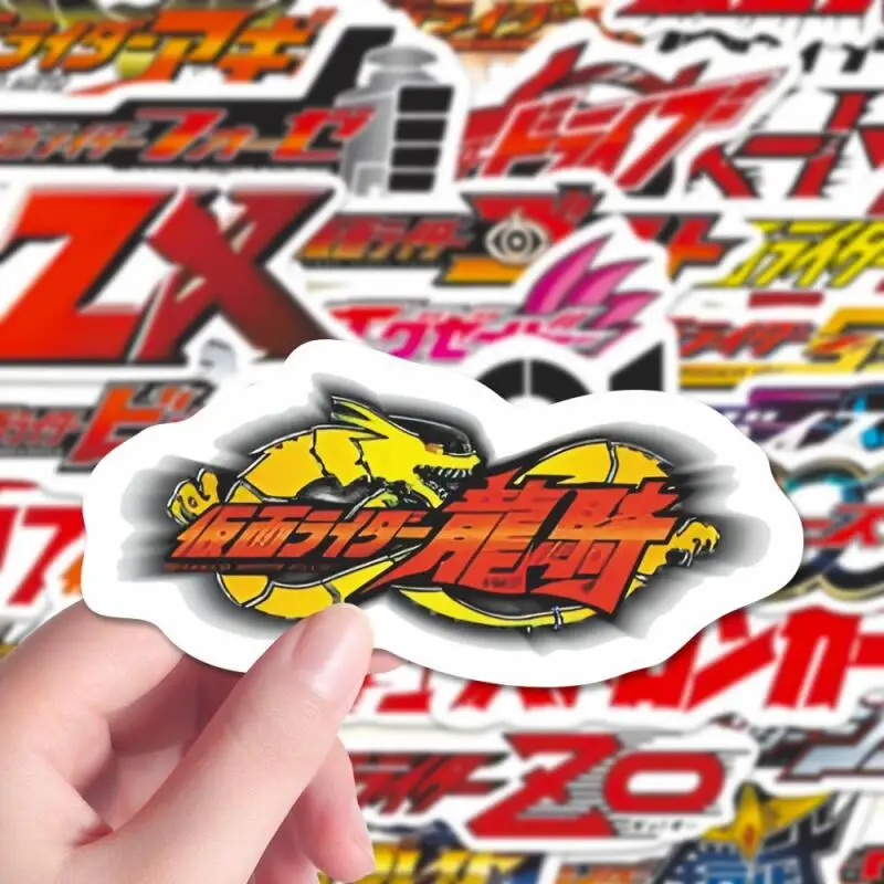 

Набор из 207 наклеек с символикой Камен Райдера: водонепроницаемые ПВХ-стикеры с логотипом главного героя для декора, подарок студентам на праздник, аниме-стиль