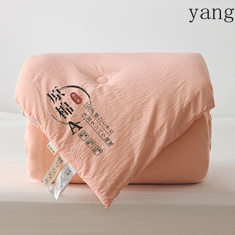 CX raw cotton soybean fiber quilt universal in all seasons single double spring and autumn quilt summer cool quilt