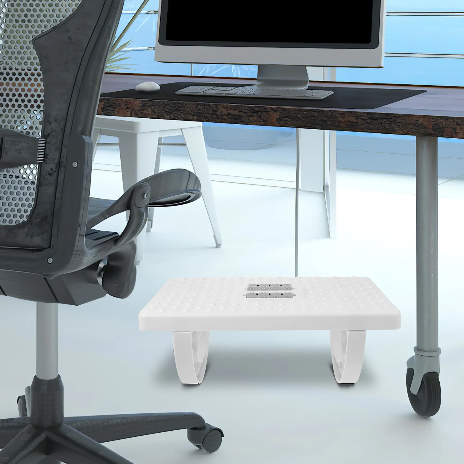 القدم البراز تحت مكتب مكتب مسند القدمين عدم الانزلاق أثار خطوة البراز للمنزل الحمام مقعد المرحاض متعددة الوظائف الساق الراحة الحديثة