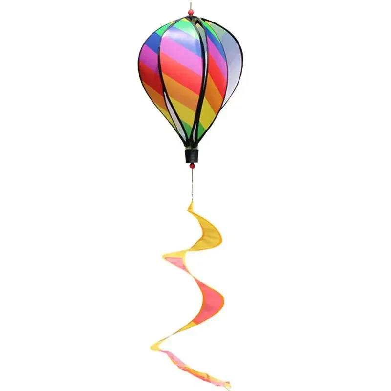 Hot Air Balloon Toy Windmill Spinner Garden Lawn Yard Ornament Outdoor Party Favor Supplies